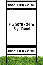 30" x 24" Real Estate Sign Frame