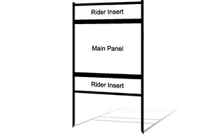 Real Estate Sign Frames (2) Riders