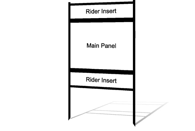 Real Estate Sign Frames (2) Riders