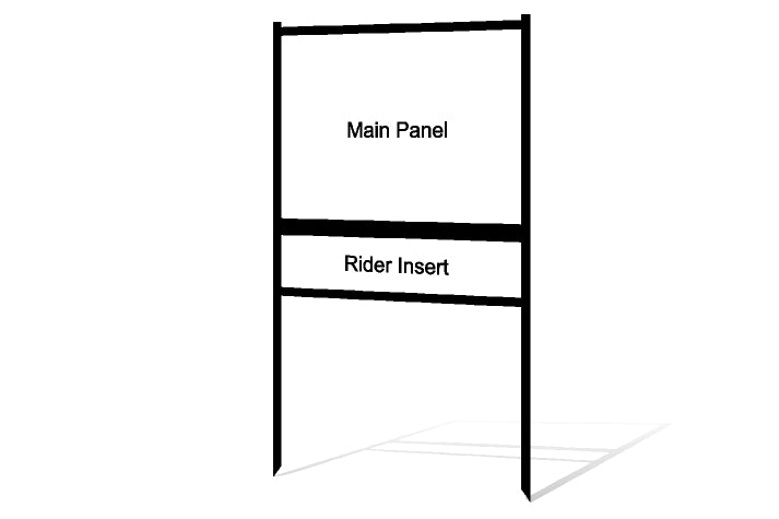 Real Estate Sign Frames, Yard Stakes | Free Shipping | JustSignFrames ...