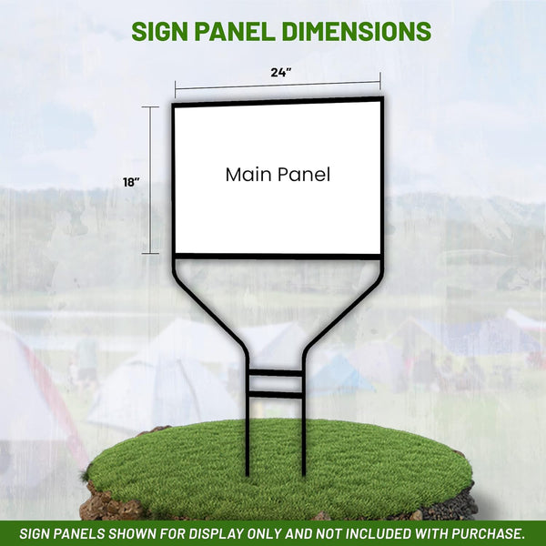 18" x 24" Round Rod Sign Frame