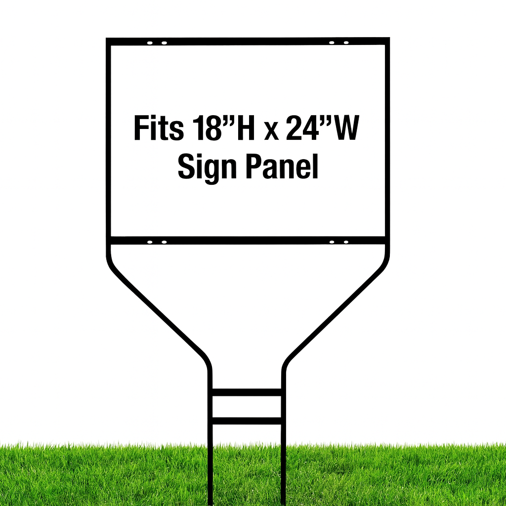 18" x 24" Round Rod Sign Frame