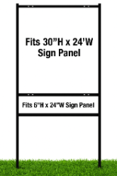 30" x 24" Real Estate Sign Frame
