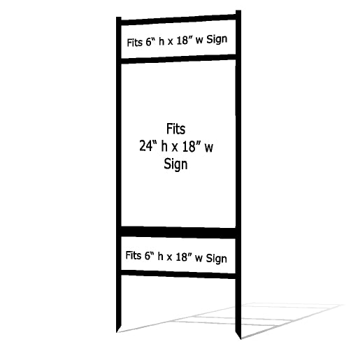 24" x 18" Real Estate Sign Frame