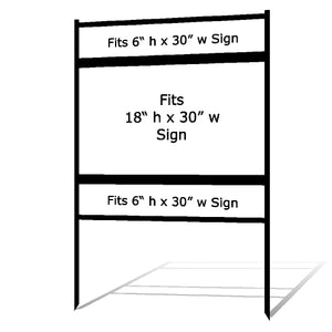 18" x 30" Real Estate Sign Frame