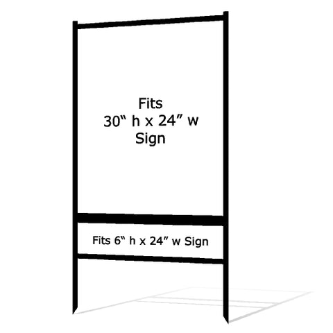 30" x 24" Real Estate Sign Frame