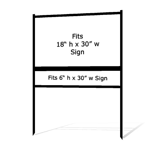 18" x 30" Real Estate Sign Frame