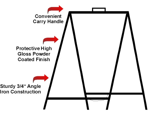 36" x 24" Sidewalk Stand