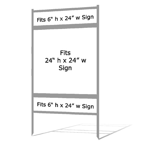 24" x 24" Real Estate Sign Frame