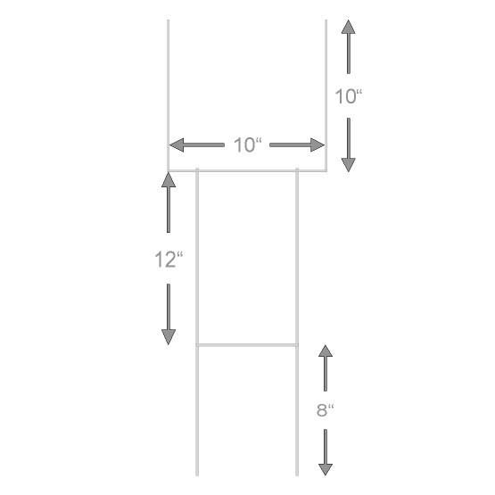 Sign Stake for Corrugated Plastic