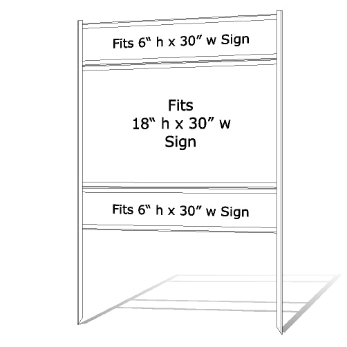 18" x 30" Real Estate Sign Frame