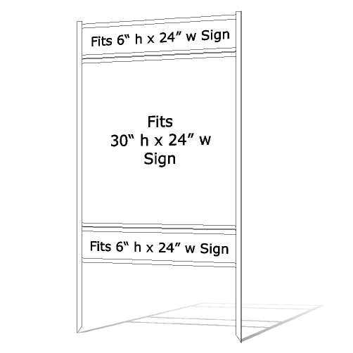 30" x 24" Real Estate Sign Frame