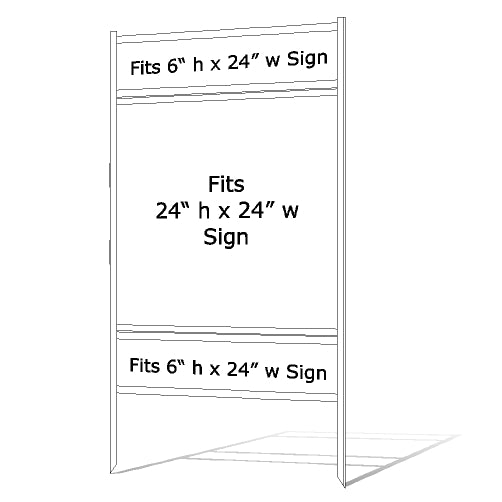 24" x 24" Real Estate Sign Frame