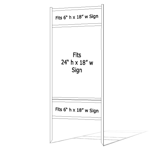 24" x 18" Real Estate Sign Frame