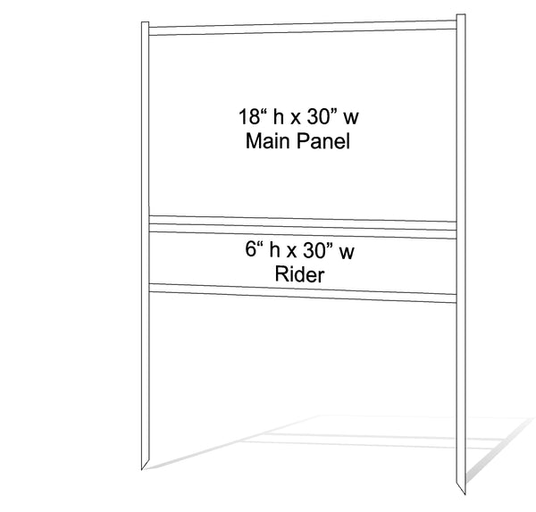 18" x 30" Real Estate Sign Frame