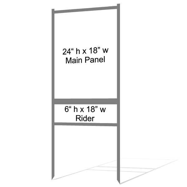 24" x 18" Real Estate Sign Frame