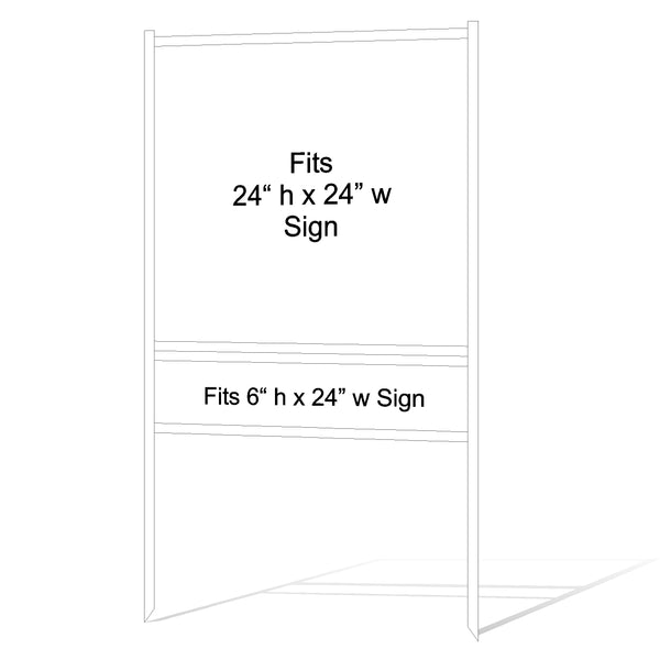 24" x 24" Real Estate Sign Frame